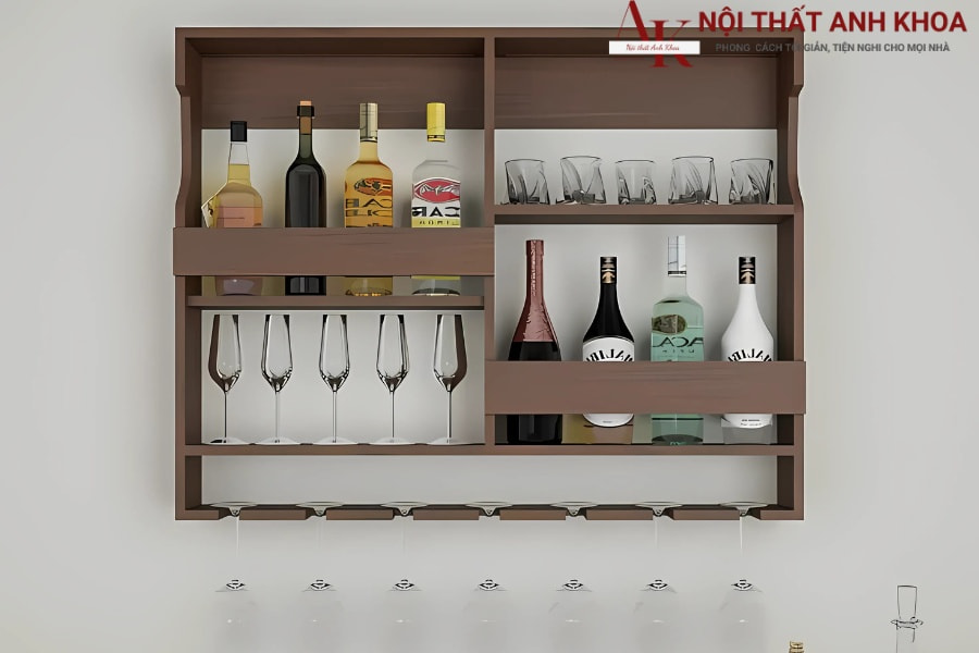 Tủ rượu treo tường trở thành xu hướng thiết kế nội thất hiện đại năm 2025 Tủ rượu treo tường trở thành xu hướng thiết kế nội thất hiện đại năm 2025