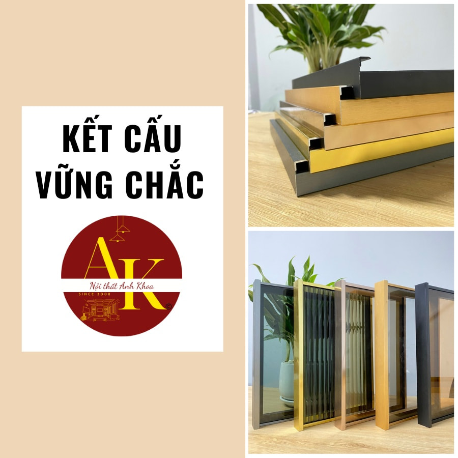 Kết cấu vững chắc, đảm bảo an toàn của tủ rượu cánh kính  Kết cấu vững chắc, đảm bảo an toàn của tủ rượu cánh kính