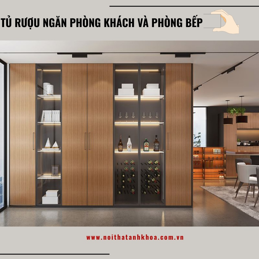 Tủ rượu ngăn phòng khách và phòng bếp hiện đại, đẳng cấp Tủ rượu ngăn phòng khách và phòng bếp hiện đại, đẳng cấp