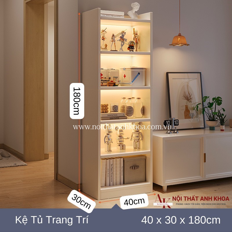 Tủ Trang Trí Gỗ Công Nghiệp Có Led Đẹp Tủ Trang Trí Gỗ Công Nghiệp Có Led Đẹp