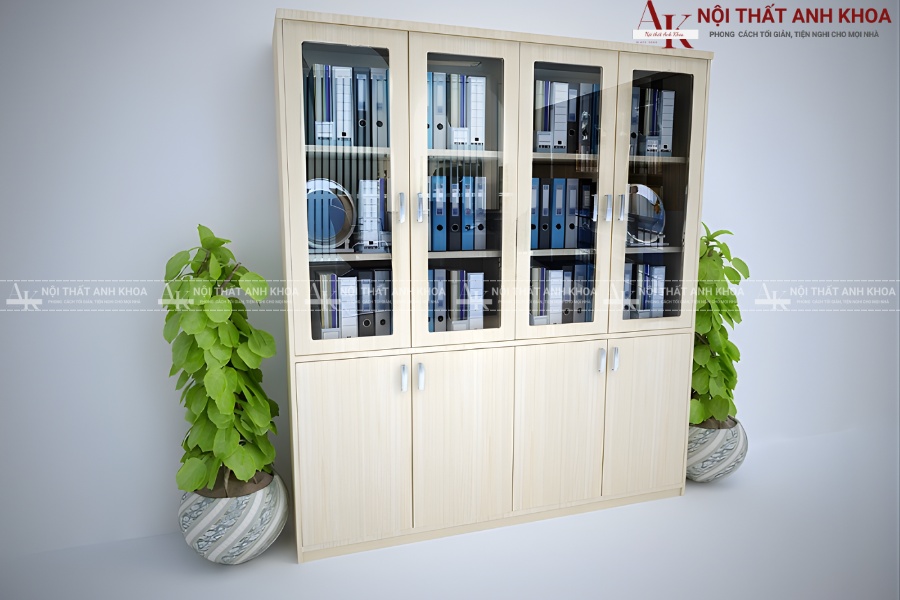 Mẫu tủ hồ sơ 4 cánh đẹp sang trọng cho văn phòng hiện đại Mẫu tủ hồ sơ 4 cánh đẹp sang trọng cho văn phòng hiện đại