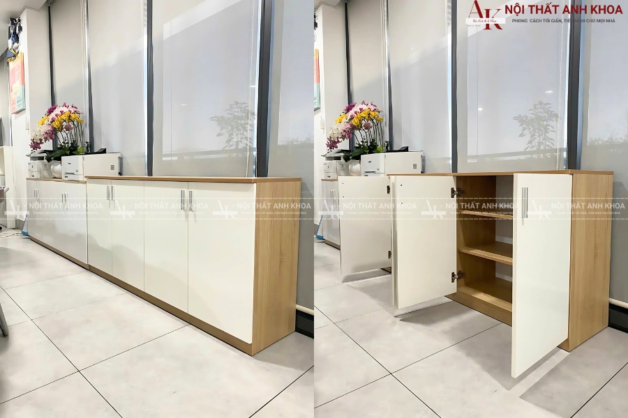 Tủ đựng hồ sơ văn phòng kiểu dáng đơn giản tại nội thất Anh Khoa Tủ đựng hồ sơ văn phòng kiểu dáng đơn giản tại nội thất Anh Khoa