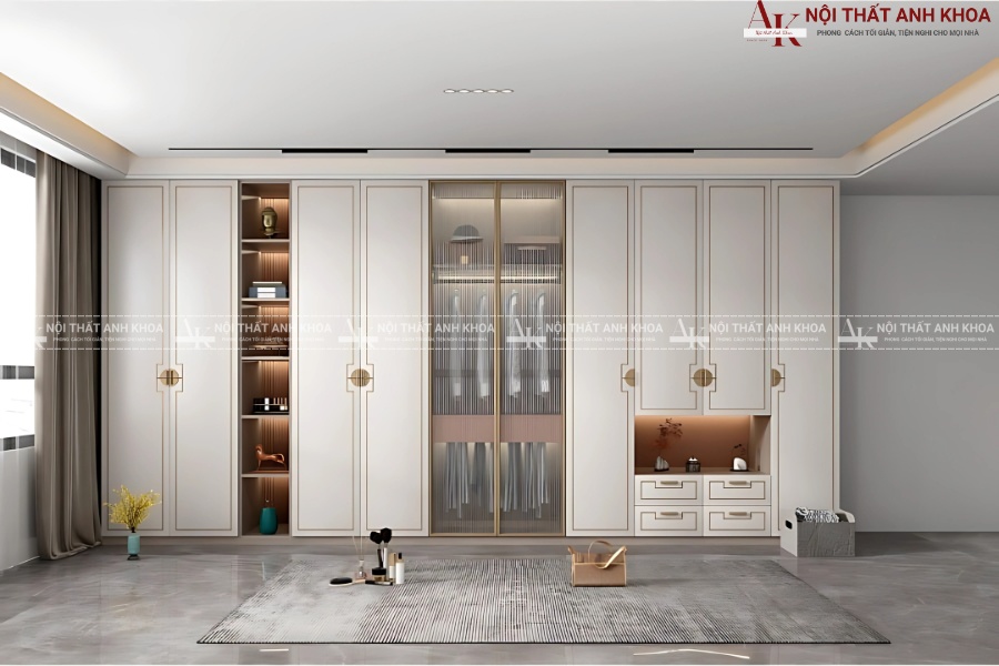 Mẫu tủ quần áo màu trắng được ưa chuộng nhất năm 2025 Mẫu tủ quần áo màu trắng được ưa chuộng nhất năm 2025