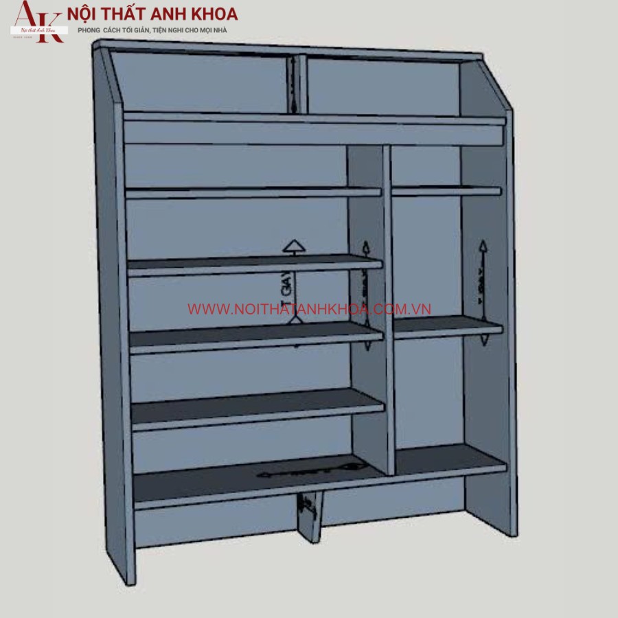 Tủ giày 3 cánh gỗ công nghiệp MDF bền đẹp Tủ giày 3 cánh gỗ công nghiệp MDF bền đẹp