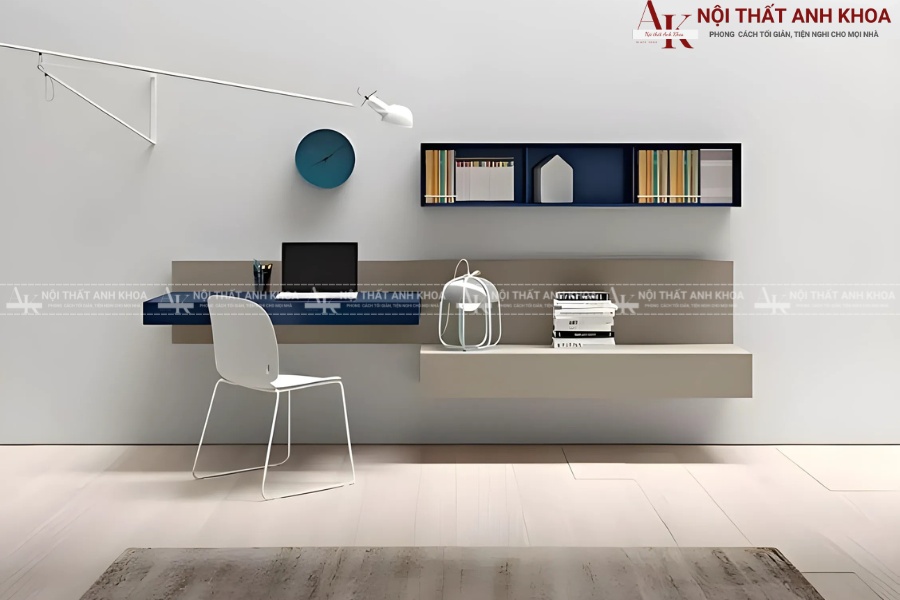 Ưu điểm khi dùng bàn học treo tường Ưu điểm khi dùng bàn học treo tường