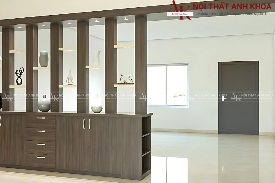 Vách ngăn gỗ MDF - Hiện đại, tinh tế Vách ngăn gỗ MDF - Hiện đại, tinh tế