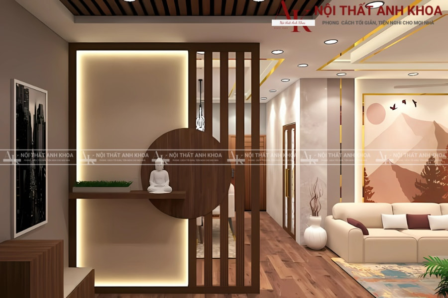 Tối ưu diện tích với vách ngăn phòng thông minh Tối ưu diện tích với vách ngăn phòng thông minh