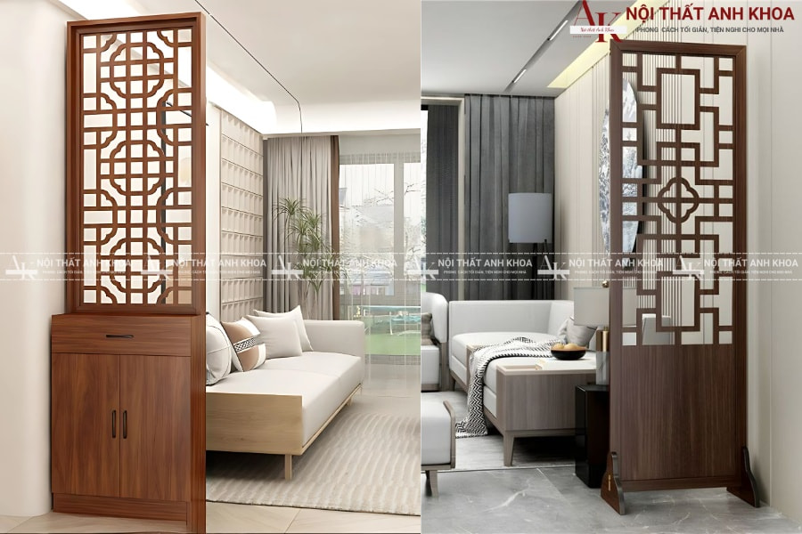 Mẫu vách ngăn gỗ công nghiệp - Tăng tính riêng tư Mẫu vách ngăn gỗ công nghiệp - Tăng tính riêng tư