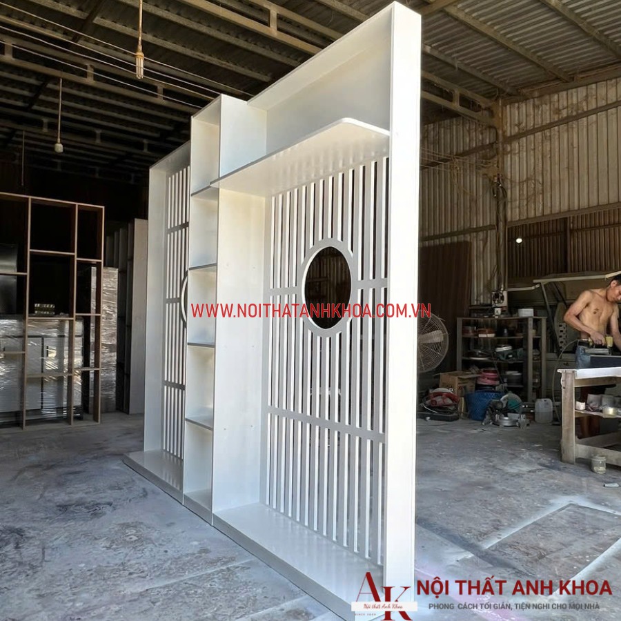 Vách Ngăn Gỗ MDF CNC Nội Thất Anh Khoa Vách Ngăn Gỗ MDF CNC Nội Thất Anh Khoa