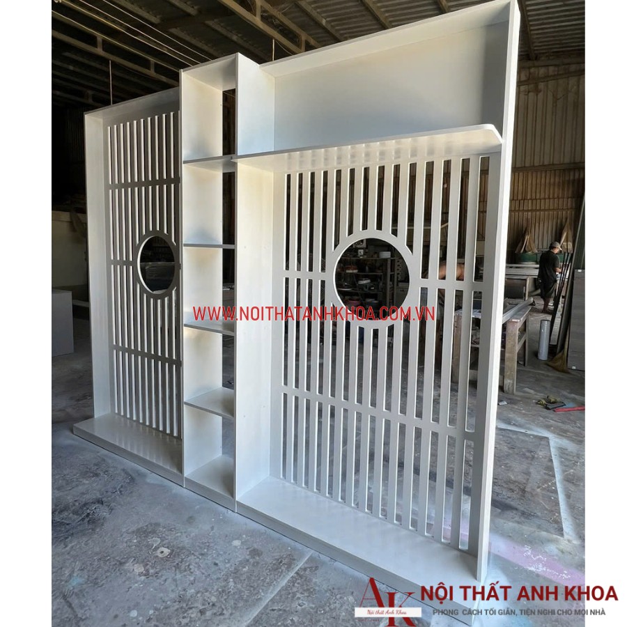 Vách Ngăn Gỗ MDF CNC Nội Thất Anh Khoa Vách Ngăn Gỗ MDF CNC Nội Thất Anh Khoa