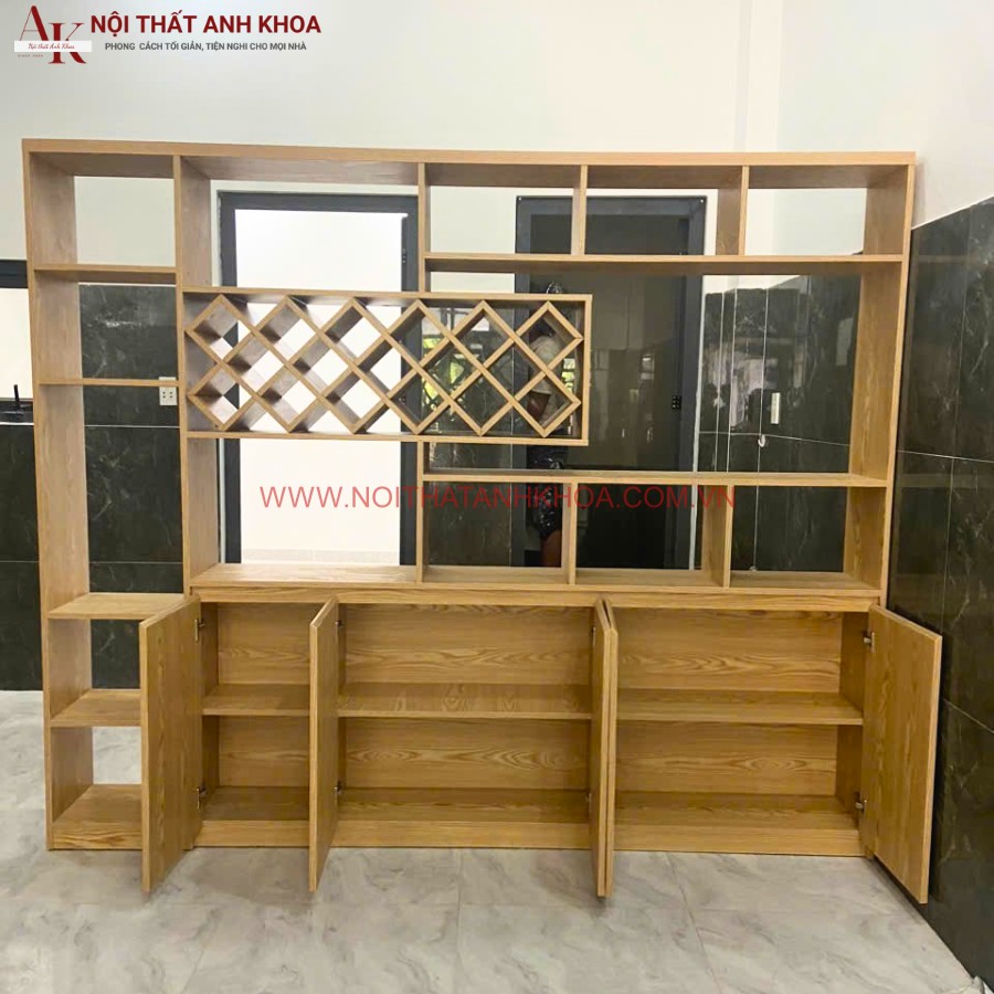 Không gian lưu trữ vách ngăn gỗ MDF thiết kế hiện đại giá rẻ Không gian lưu trữ vách ngăn gỗ MDF thiết kế hiện đại giá rẻ