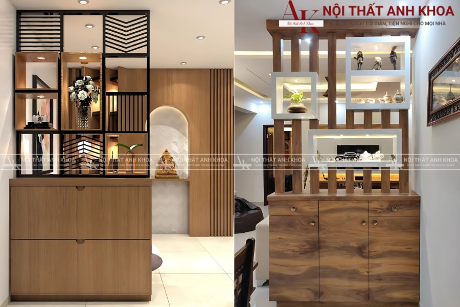 Vách ngăn kiêm trang trí - Vừa tiện lợi, vừa đẹp Vách ngăn kiêm trang trí - Vừa tiện lợi, vừa đẹp