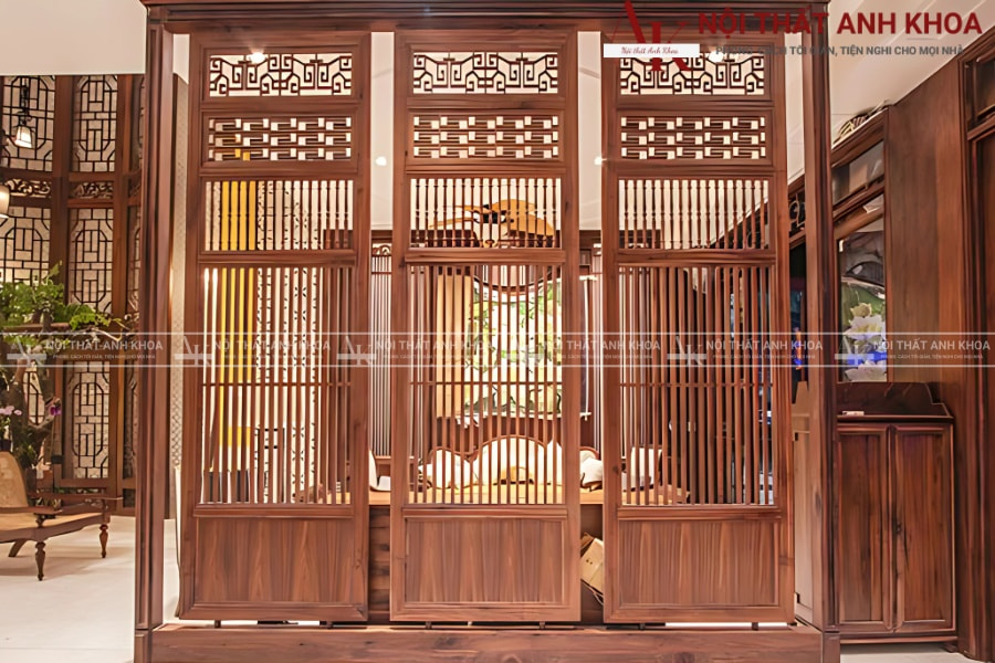 Vách ngăn CNC - Họa tiết tinh xảo, tự nhiên Vách ngăn CNC - Họa tiết tinh xảo, tự nhiên