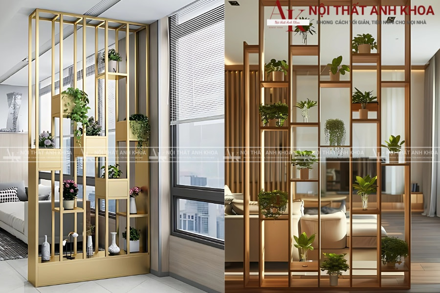 Vách ngăn trang trí - Tạo điểm nhấn cho không gian sống Vách ngăn trang trí - Tạo điểm nhấn cho không gian sống