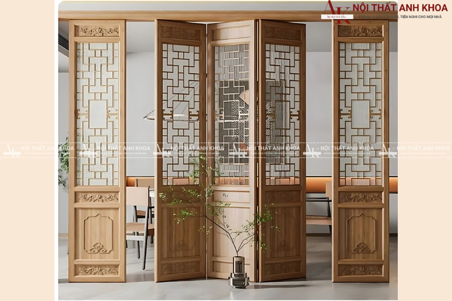 Mẫu vách ngăn gỗ công nghiệp đẹp nhất hiện nay Mẫu vách ngăn gỗ công nghiệp đẹp nhất hiện nay