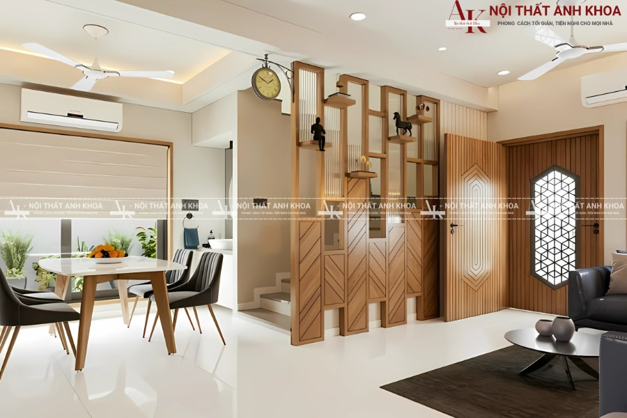 Bí quyết trang trí nhà đẹp với vách ngăn gỗ công nghiệp Bí quyết trang trí nhà đẹp với vách ngăn gỗ công nghiệp