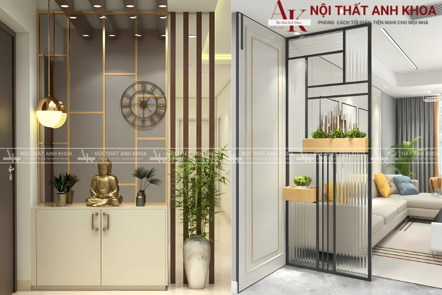 Vách ngăn kính - Tạo cảm giác rộng rãi, hiện đại Vách ngăn kính - Tạo cảm giác rộng rãi, hiện đại