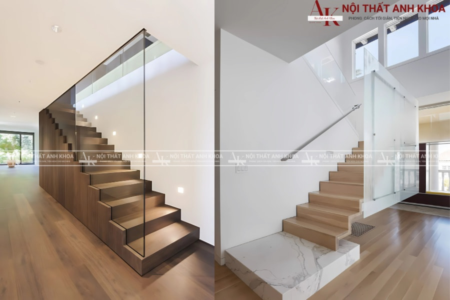 Vách ngăn cầu thang cửa kính - Hiện đại, tinh tế Vách ngăn cầu thang cửa kính - Hiện đại, tinh tế