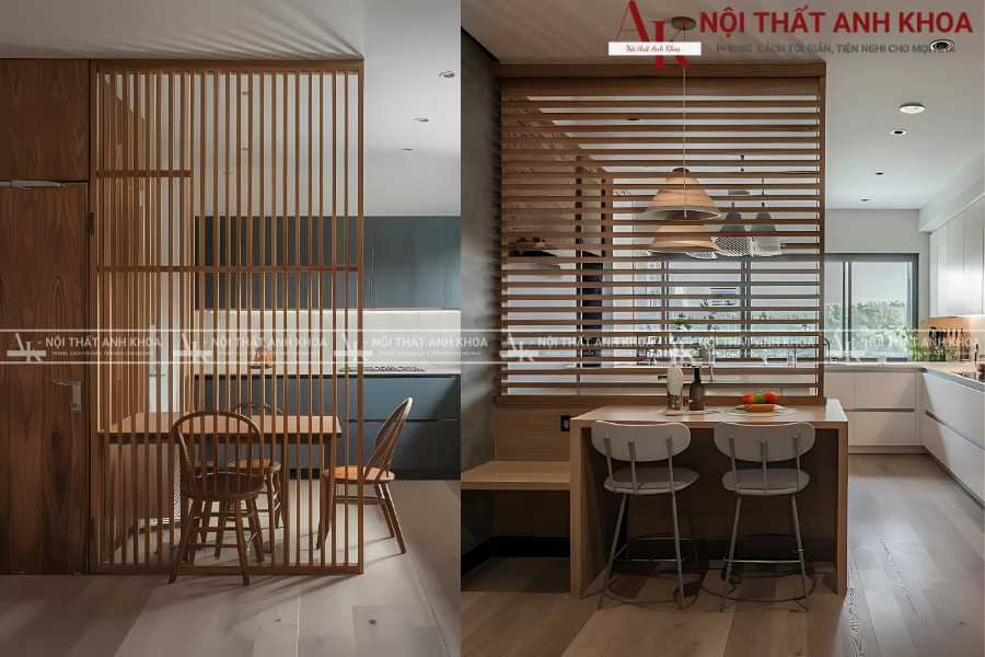 Vách ngăn phòng bếp - Lựa chọn nội thất gia đình việt Vách ngăn phòng bếp - Lựa chọn nội thất gia đình việt