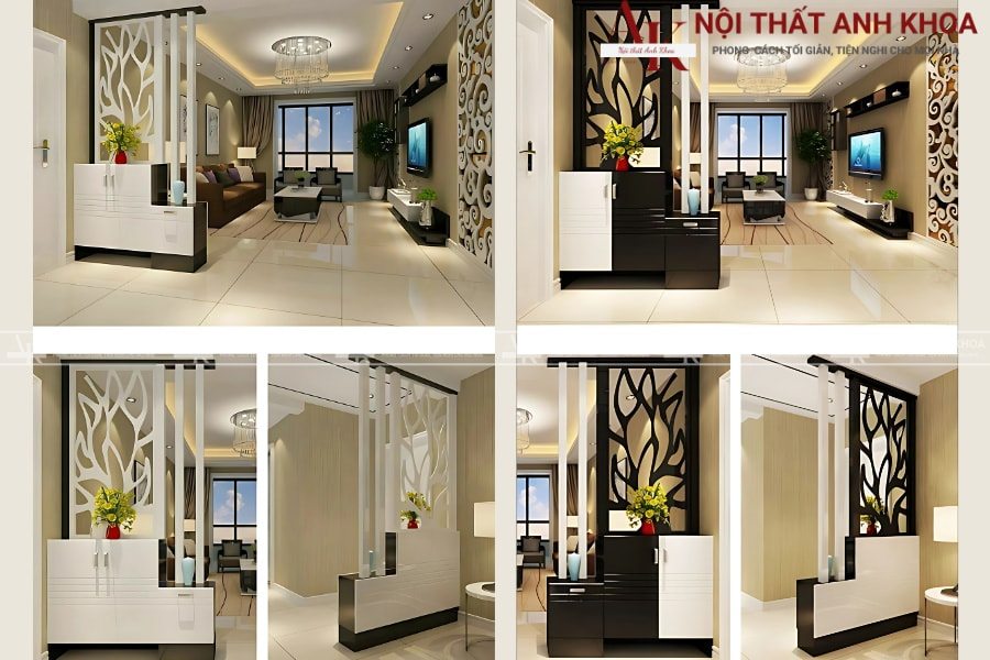 Phân chia không gian tinh tế với vách ngăn phòng Phân chia không gian tinh tế với vách ngăn phòng