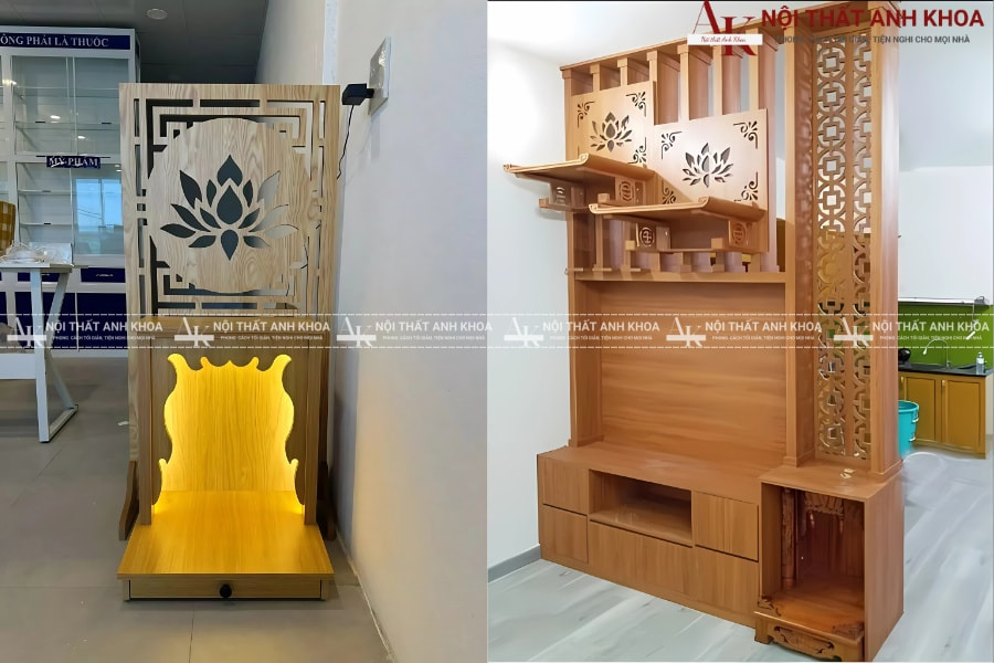 Vách ngăn Ông Địa CNC chạm khắc tinh xảo Vách ngăn Ông Địa CNC chạm khắc tinh xảo