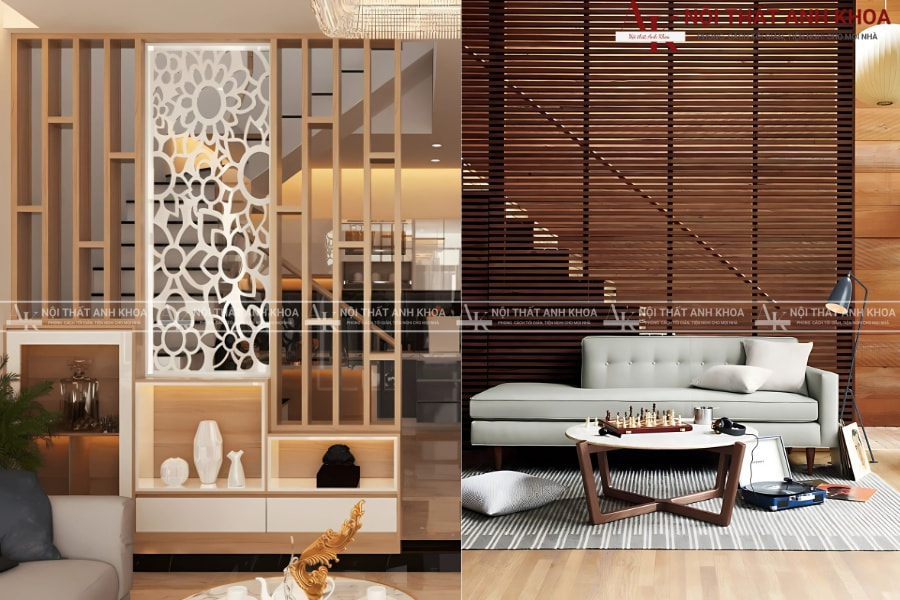 Vách ngăn cầu thang tối ưu không gian Vách ngăn cầu thang tối ưu không gian