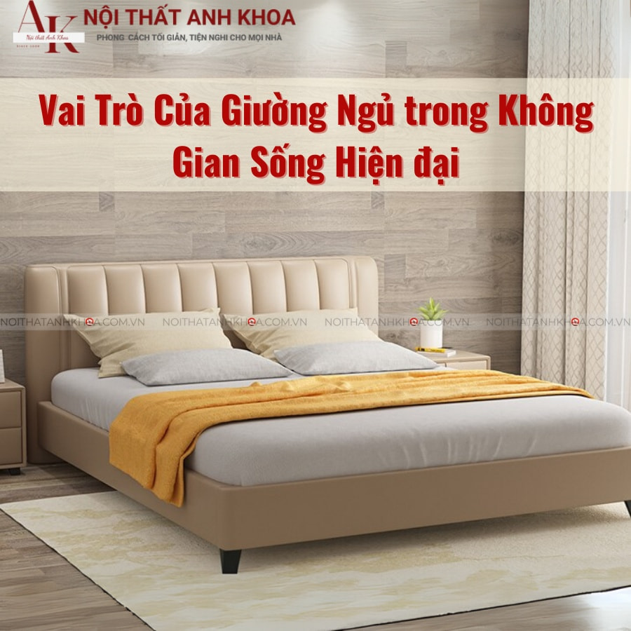 Vai trò của giường ngủ trong không gian sống hiện đại Vai trò của giường ngủ trong không gian sống hiện đại