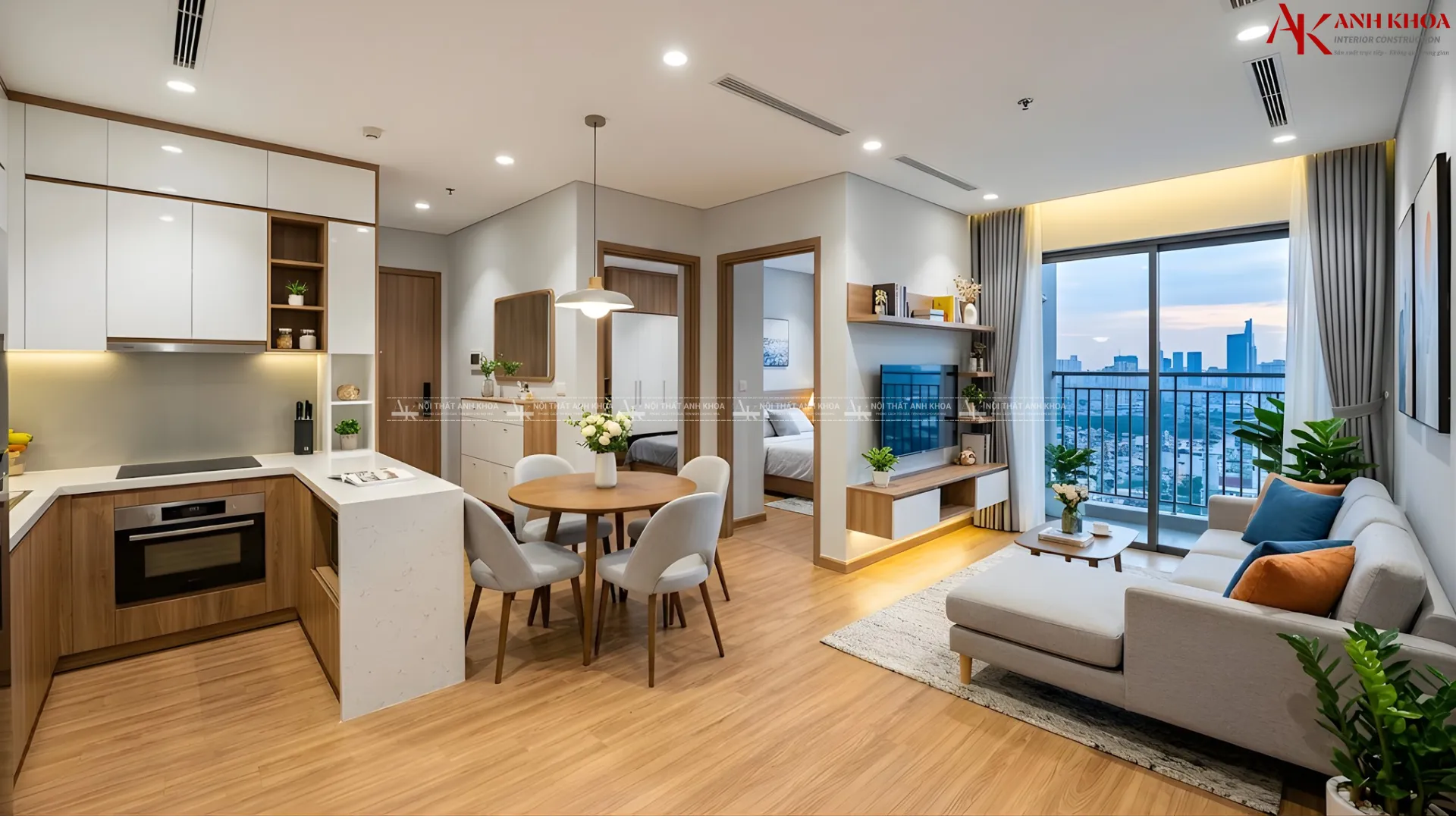 Kinh nghiệm thiết kế chung cư 70m2 - Tiết kiệm chi phí Kinh nghiệm thiết kế chung cư 70m2 - Tiết kiệm chi phí