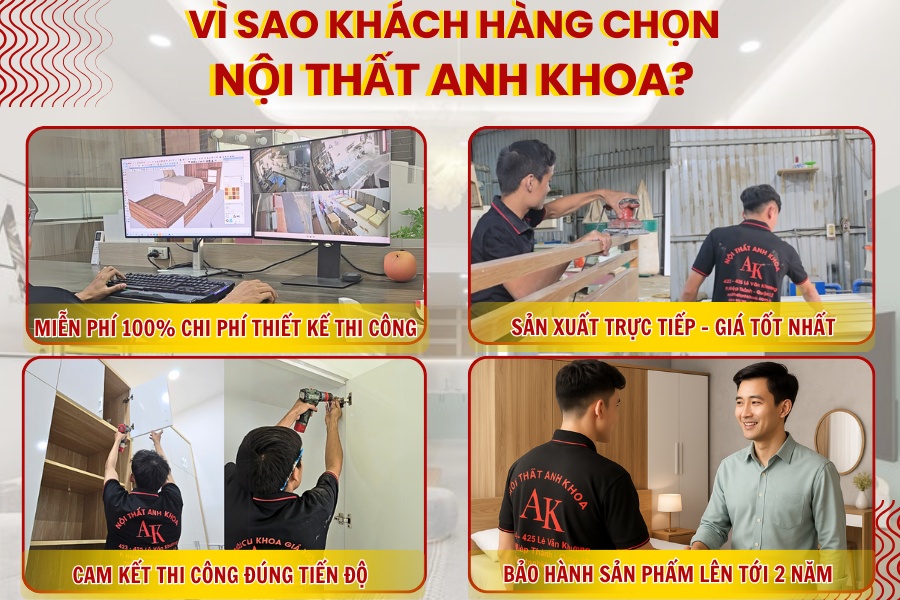 Vì sao khách hàng chọn nội thất Anh Khoa Vì sao khách hàng chọn nội thất Anh Khoa