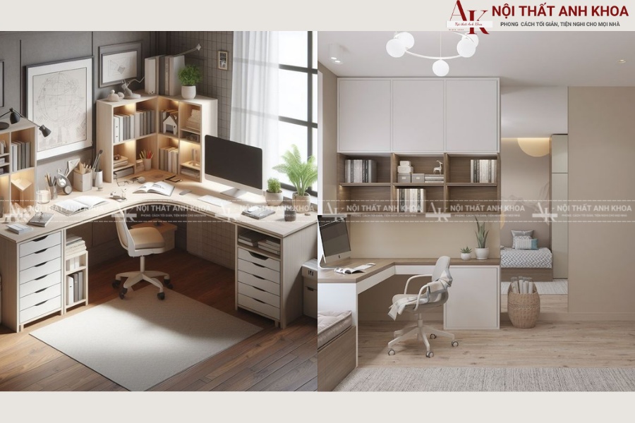 Vị trí đặt bàn học góc tường để tối ưu hiệu quả Vị trí đặt bàn học góc tường để tối ưu hiệu quả