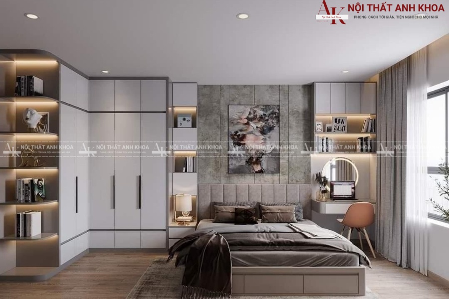 Vị trí đặt tủ quần áo trong phòng ngủ Vị trí đặt tủ quần áo trong phòng ngủ