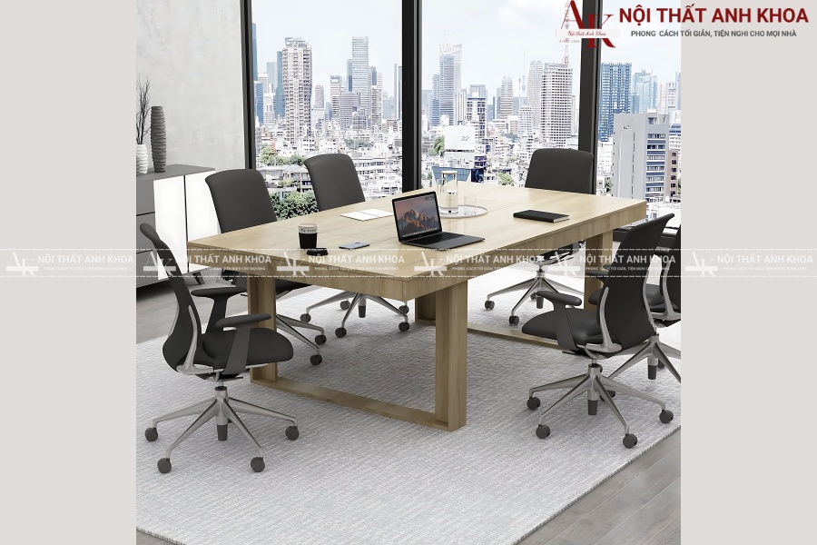 Mẫu bàn họp 6 ghế phù hợp cho doanh nghiệp vừa và nhỏ Mẫu bàn họp 6 ghế phù hợp cho doanh nghiệp vừa và nhỏ