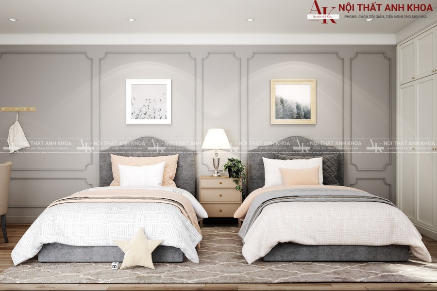 Mẫu phòng ngủ 2 bé trai đơn giản mà vẫn sang trọng Mẫu phòng ngủ 2 bé trai đơn giản mà vẫn sang trọng