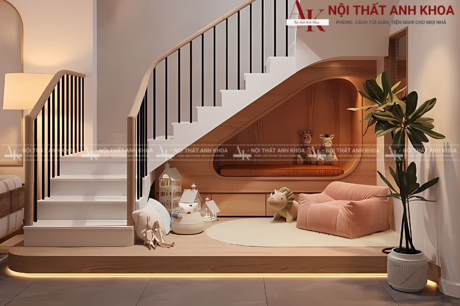 Xu hướng thiết kế hiện đại - Biến gầm cầu thang thành điểm nhấn Xu hướng thiết kế hiện đại - Biến gầm cầu thang thành điểm nhấn