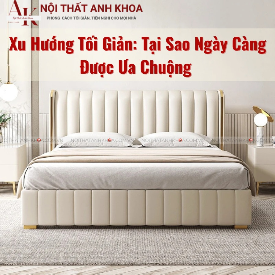 Xu hướng tối giản: Tại sao ngày càng được ưa chuộng Xu hướng tối giản: Tại sao ngày càng được ưa chuộng