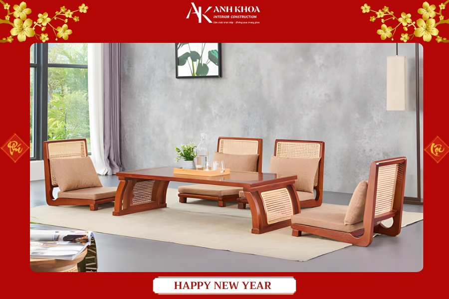 Giữ lửa yêu thương bên mâm cơm gia đình cùng bàn ăn kiểu Nhật Giữ lửa yêu thương bên mâm cơm gia đình cùng bàn ăn kiểu Nhật