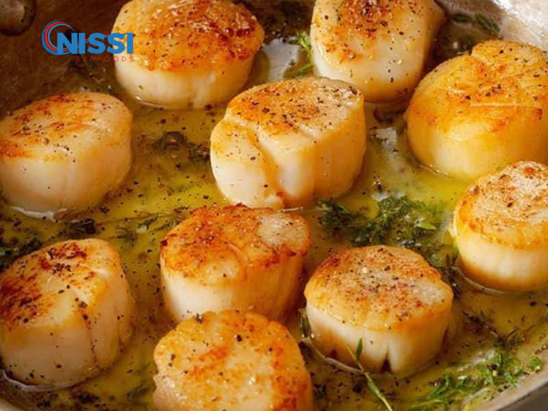 Pan-fried Scallop with Celeriac Puree Pan-fried Scallop with Celeriac Puree