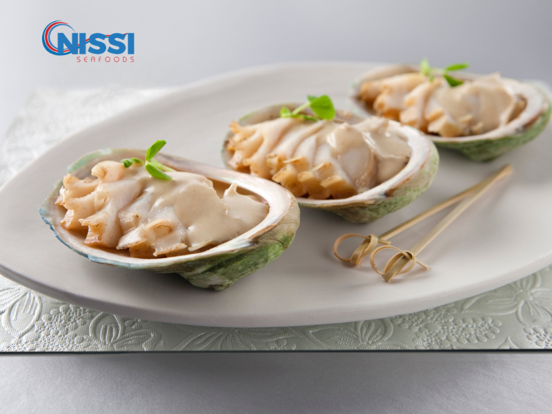 หอยเป๋าฮื้อซาชิมิ หอยเป๋าฮื้อซาชิมิ