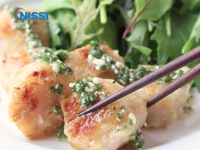 Scallops Sauce In Butter With Parsley Sauce Scallops Sauce In Butter With Parsley Sauce