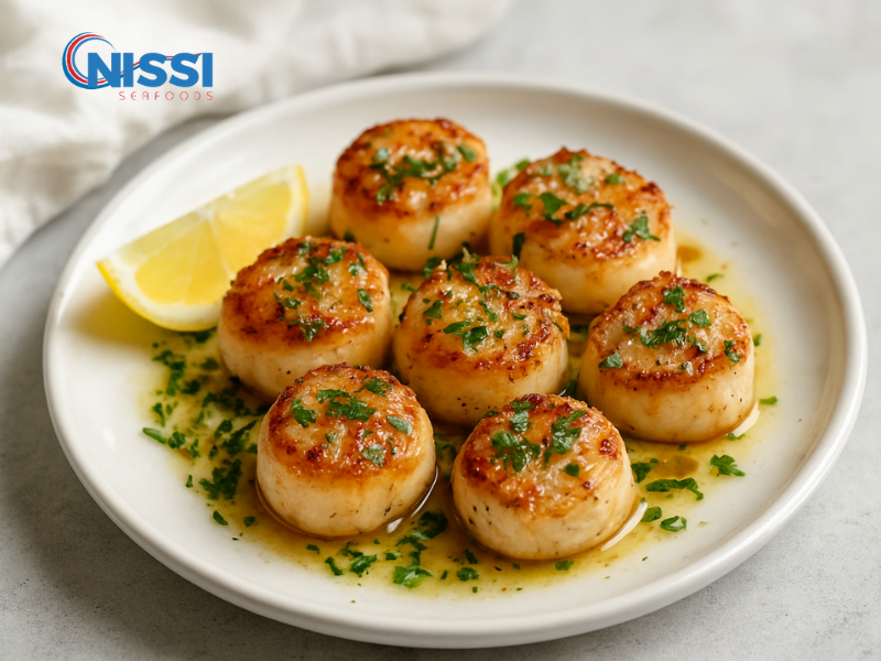 Butter Garlic Whole Scallops