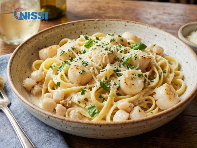 Bay Scallop Alfredo