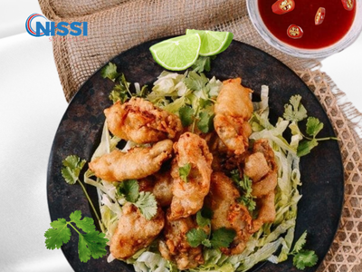 Deep Fried Oysters With Dipping Sauce