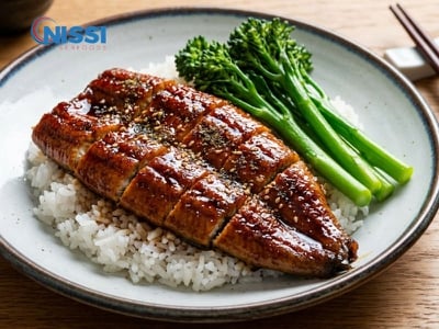 Japanese Roasted Eel With Bimi