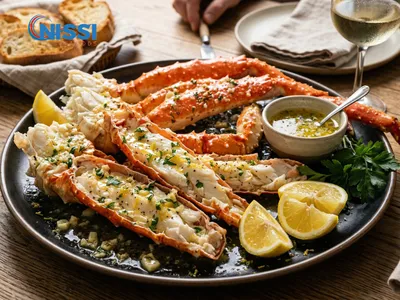 Garlic Butter King Crab Legs