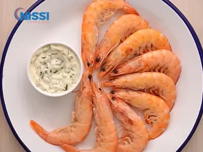 Cooked Frozen Red Shrimp