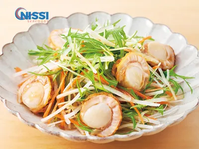 Japanese-Style Scallop Salad