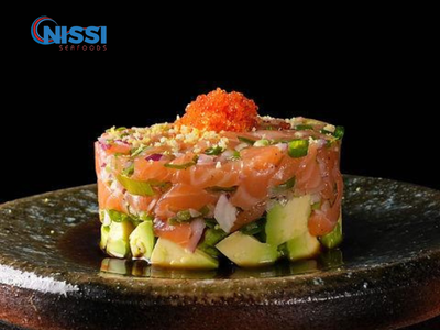 Salmon Tartare & Ebiko
