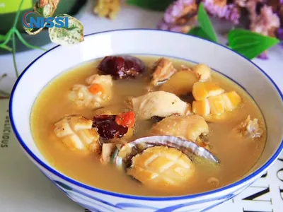 ซุปไก่หอยเป๋าฮื้อ