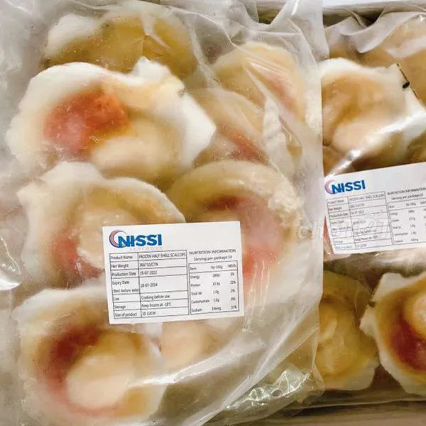 Frozen Halfshell Scallop