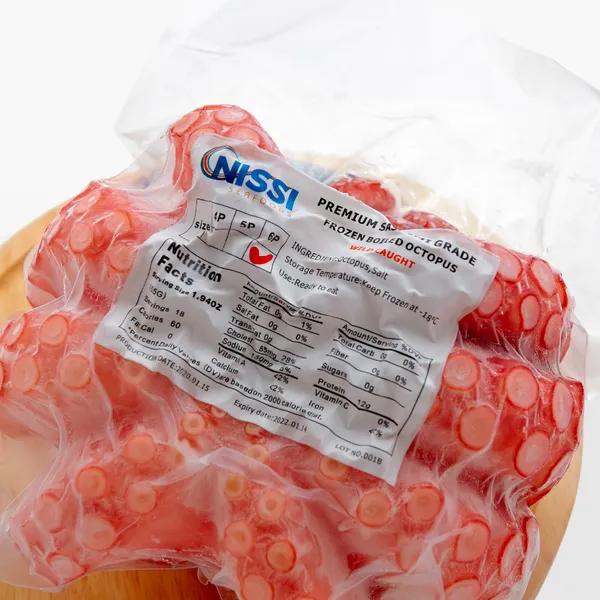 Frozen Boiled Octopus